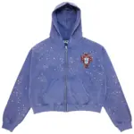 Vale Forever “Sea Cluster” (Pluto Clustered) Zip Up Hoodie Blue - Image 2
