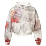 Vale Forever Diana World Peace Zip Hoodie Vintage Wash - Image 2