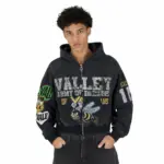 Vale Forever Army Of Dreams Zip Hoodie Black