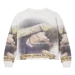 Vale Forever Valley Dreams Cross Print Sweatshirt White