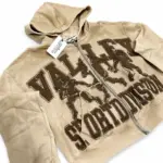 Vale Forever “Mud Friday” Zip-Hoodie – Sand & Chocolate - Image 3