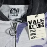 Vale Collage Art Zip Hoodie – Black/Multi - Image 4
