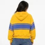 Vale Forever “Bighorn” Vale Athletic Zip-Up Hoodie – Yellow - Image 5
